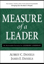 Measure of a Leader Book Cover